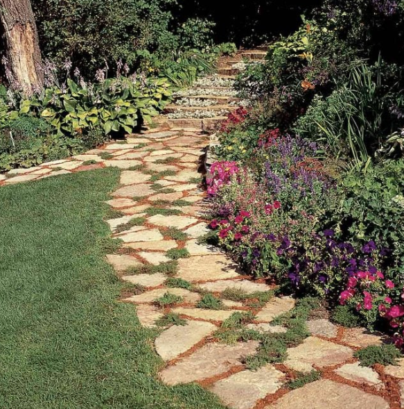 Garden & Pathways by Galvao Landscaping